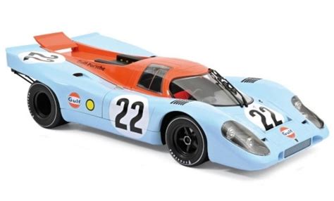 Coche Miniatura Porsche 917 1970 1 12 Norev K RHD No 22 Gulf 24h