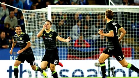 In Pictures Leicester City 2 4 Chelsea Efl Cup Third Round Youtube