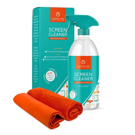 Buy Screen Cleaner Spray Kit 16oz Large Bottle Tv Screen Cleaner Spray 2 15x15 Microfiber