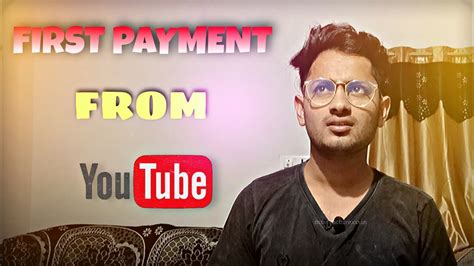 My First Payment From Youtube Finally First Payment Is Here Youtube