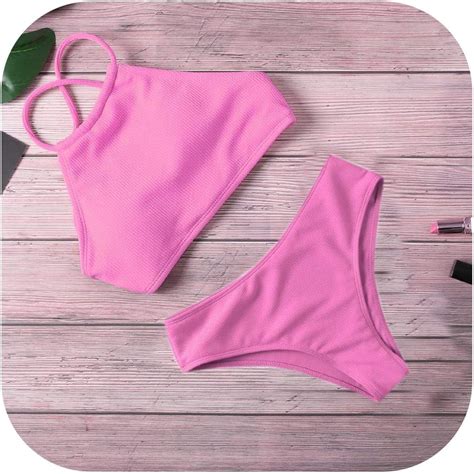 Haliry Bikini 2020 Sexy Women Swimwear Bikini Push Up Swimsuit Solid