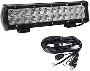 Amazon Lumitek W Led Light Bar Flood Spot Combo Off Road