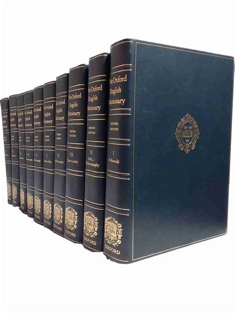 Buy The Oxford English Dictionary – 20 Volume Set Book - Rare Books Finder