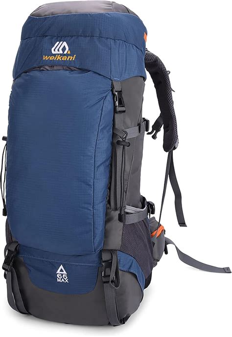 Tomshin Mochila de caminhada 65L à prova d água para esportes ao ar