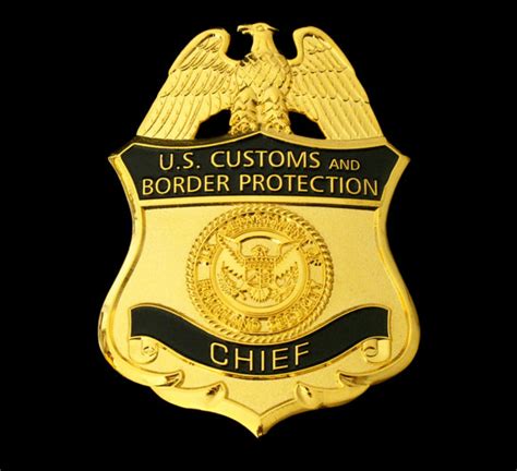 US CBP Chief Customs and Border Protection Badge Replica Movie Props ...