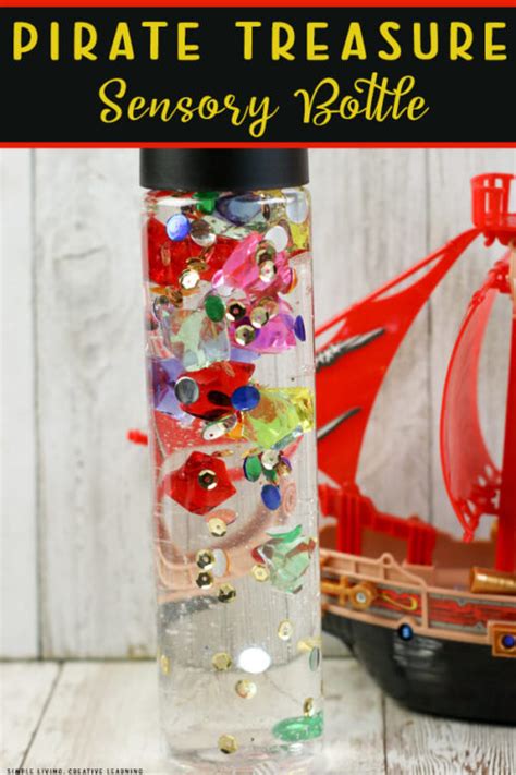 Pirate S Treasure Sensory Bottle Simple Living Creative Learning