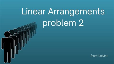 Linear Seating Arrangement Problem Youtube