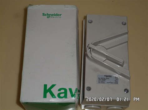 SCHNEIDER KAVACHA WHT 20A 35A 63A 440V 3 POLE ISOLATOR SWITCH IP66