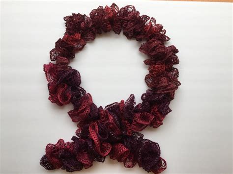 Ruffle Sashay Scarf Burgundy Ruffle Sashay Scarf Red Crochet Etsy