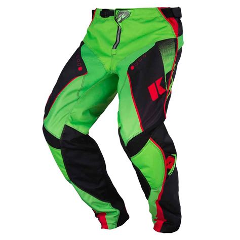 Pantal N De Motocross Kenny Outlet Track Negro Verde Rojo