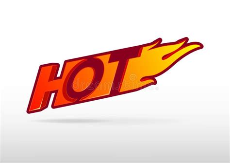 Hot Fire Sign Promotion Fire Banner Price Tag Hot Sale Offer Price