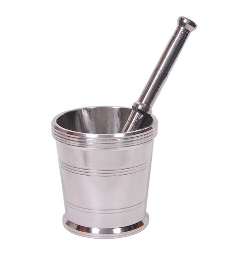 Buy Stainless Steel Kitchen Khalbatta Okhli Masher Size 4 Online At