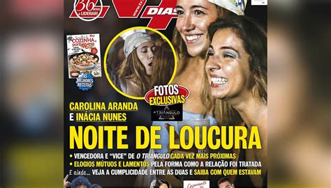 Noite de loucura Carolina Aranda e Inácia Nunes comentam capa de