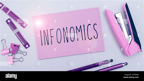 Affichage Conceptuel Infonomics Word Pour L Image Visuelle Utilis E