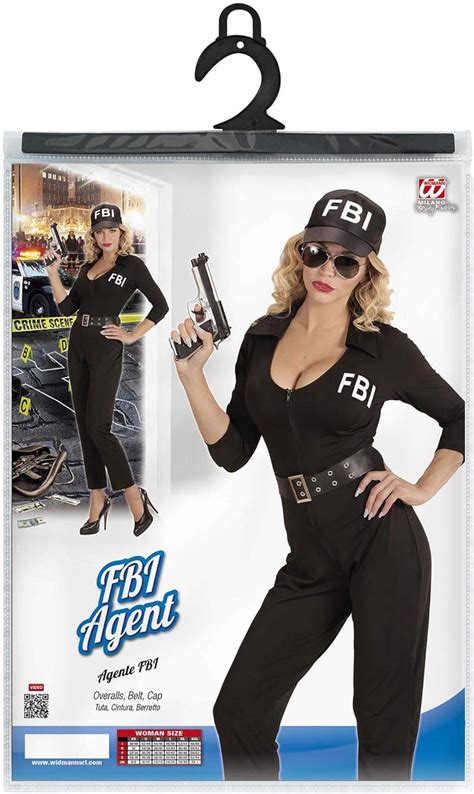 WIDMANN wdm74033 ? FBI Agent Costume, Black, Large – TopToy