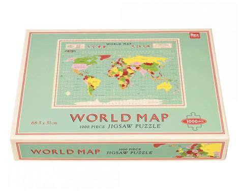 World Map 1000 Piece Puzzle - COSITAS HOME