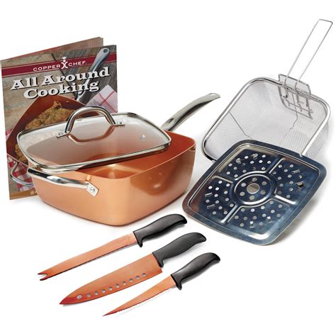 Copper Chef Cookware Set, 8 Piece - Walmart.com - Walmart.com