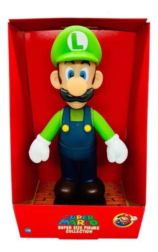 Boneco Importado Articulado Super M Rio Bros Luigi Cm Frete Gr Tis