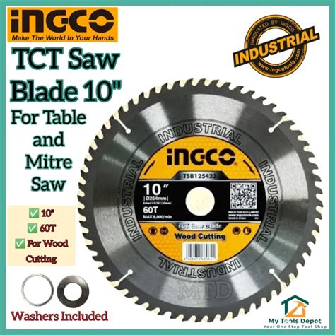 Ingco Tct Saw Blade For Miter Saw Wood Tsb Lazada Ph