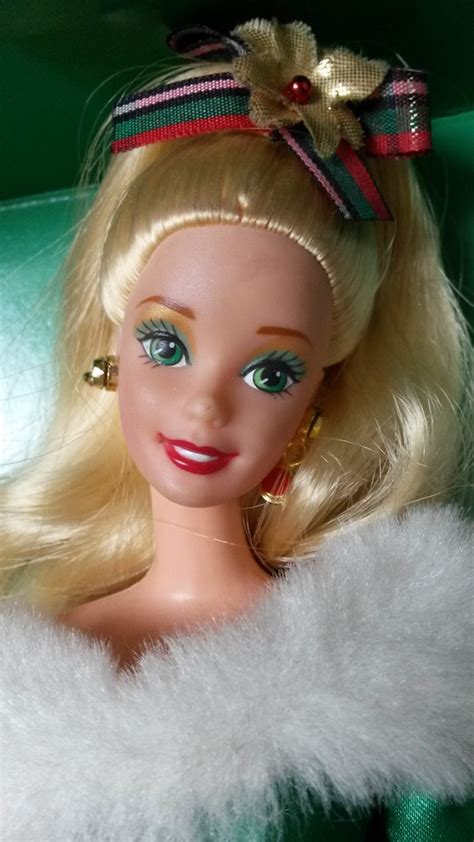 1995 Happy Holidays Barbie Face Barbies Miss Pompon Flickr