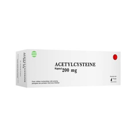 Dianti Farma ACETYLCYSTEINE MAHAKAM 200 MG 10 KAPSUL