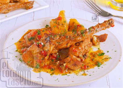 Conejo Guisado Con Patatas El Cocinero Casero Carnes