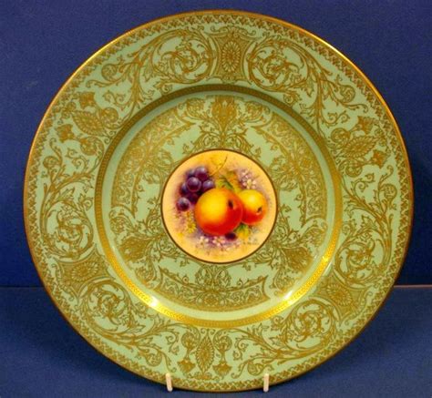 Hand Painted Fruit Display Plate By H Henry Royal Worcester Ceramics