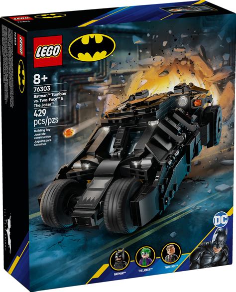 Lego Dc Comics Pas Cher La Batmobile Tumbler De Batman Contre