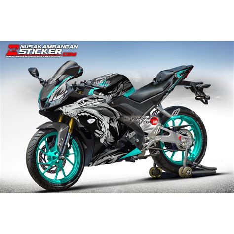 Jual Decal Yamaha R V Wolf Serigala Custom Decal R Sticker Full