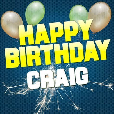 Happy Birthday Craig Animated