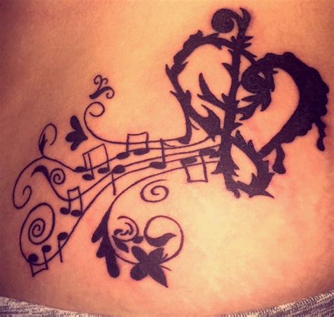 Treble Clef Heart Tattoo Designs At Tattoo