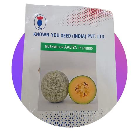 Hybrid Brown Muskmelon Seeds Aaliya Packaging Type Packet Packaging