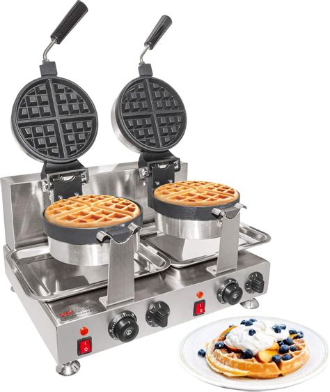 Aldkitchen Belgian Waffle Maker Thick Waffle Iron 360