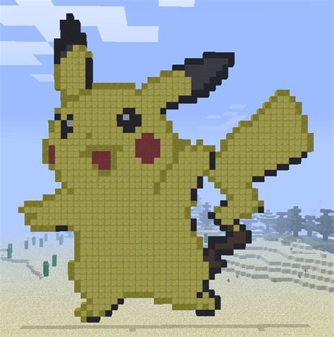 Álbumes 101 Imagen Como Hacer A Pikachu En Minecraft Mirada Tensa