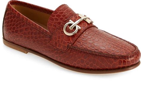 Ferragamo Galileo Croc Embossed Loafer ShopStyle