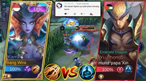 Enak Banget Ngecounter Yu Zhong Dengan Karrie Tank Ini Sih Penghancur