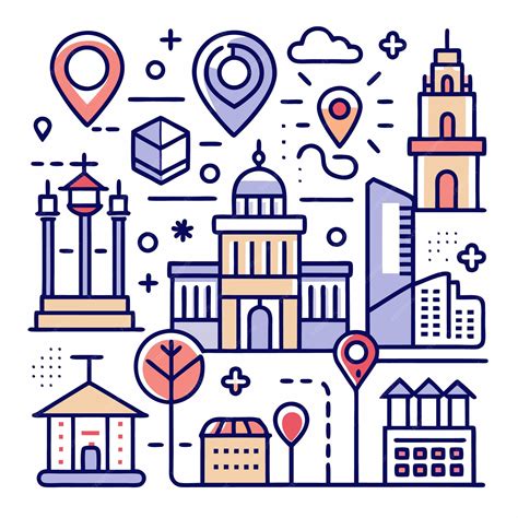 Premium Vector | Explore City Landmarks A Guide to Architecture History