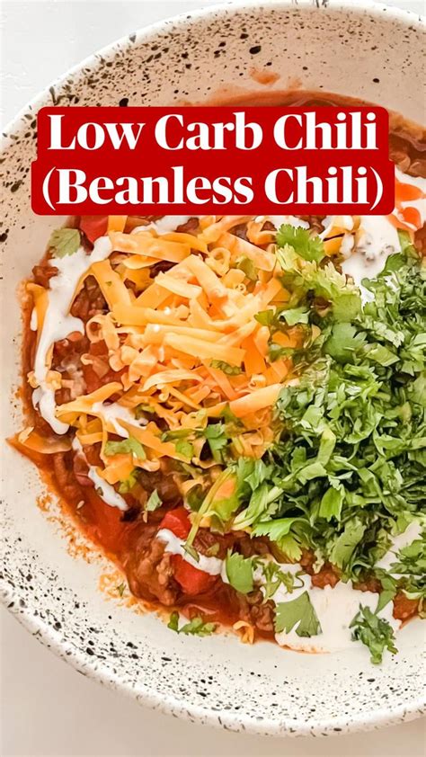 Keto Chili Low Carb Chili Without Beans Beanless Chili Easy Chili