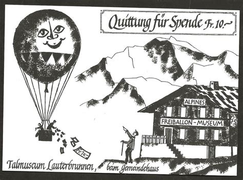 Ballon Schweiz Luftpost Lauterbrunnen Flugpost Kaufen Auf Ricardo