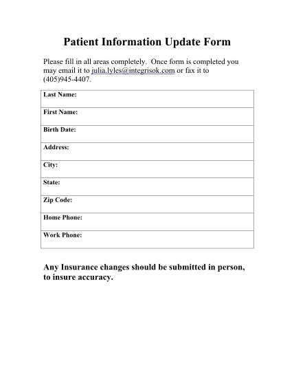 103 Patient Information Forms Template Page 7 Free To Edit Download And Print Cocodoc