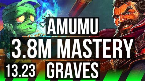 AMUMU Vs GRAVES JNG 3 8M Mastery 16 5 18 500 Games BR Master