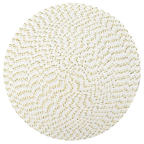 Gieriduc Placemat Woven Spiral Table Placemats 15 Inches Round Set Of 4