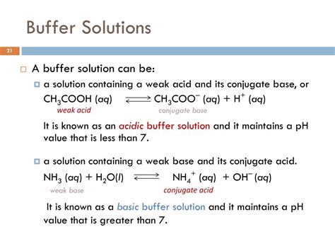 PPT - Weak acids and bases Salt of weak acid and bases buffer Lecture 9 9 Feb 2011 PowerPoint ...