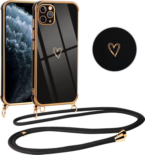 Vauki Coque Pour Iphone Pro Max Avec Cordon De Collier Galvanis