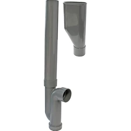 BYMEO Entonnoir Plastique Siphon Double Pour Evacuation Machine à