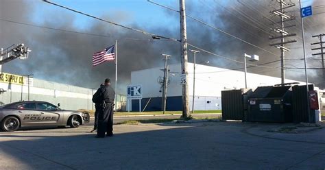 Detroit Chemical Plant Fire Under Control Cbs Detroit