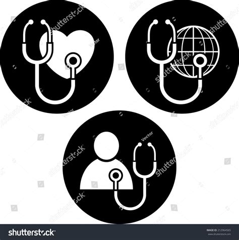 Healthcare Symbols Vector Icons Stock Vector (Royalty Free) 212964565