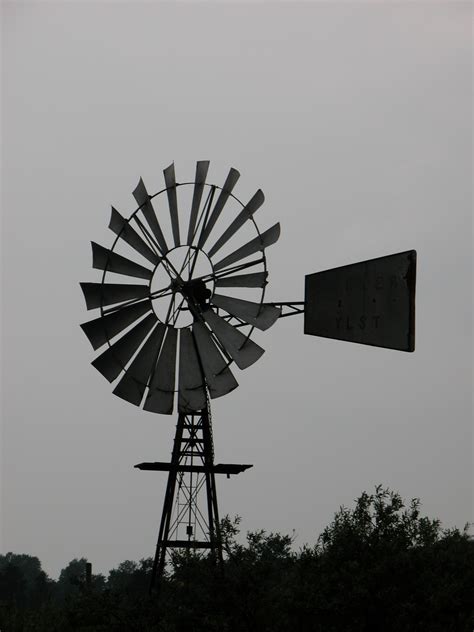 Image After Images Wind Mill Silhouette