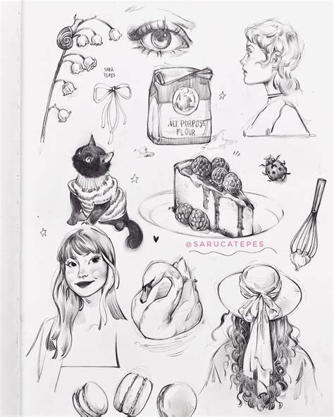 Sara Tepes On Instagram Coquette Baking In Cartoon Art