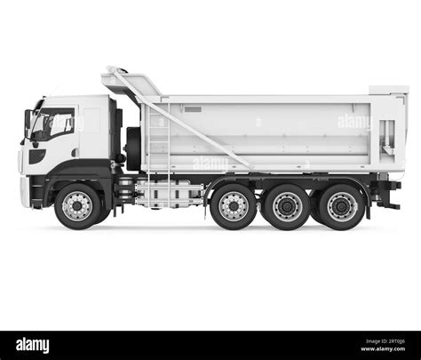 Dumper truck lorry Black and White Stock Photos & Images - Alamy